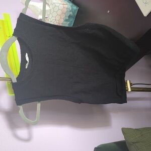 Double Zero Black Knit Top